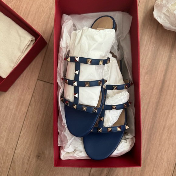 Valentino Studded Sandals - Picture 1 of 5